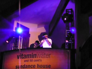 50 Cent performs @ Sundance House, 2009
